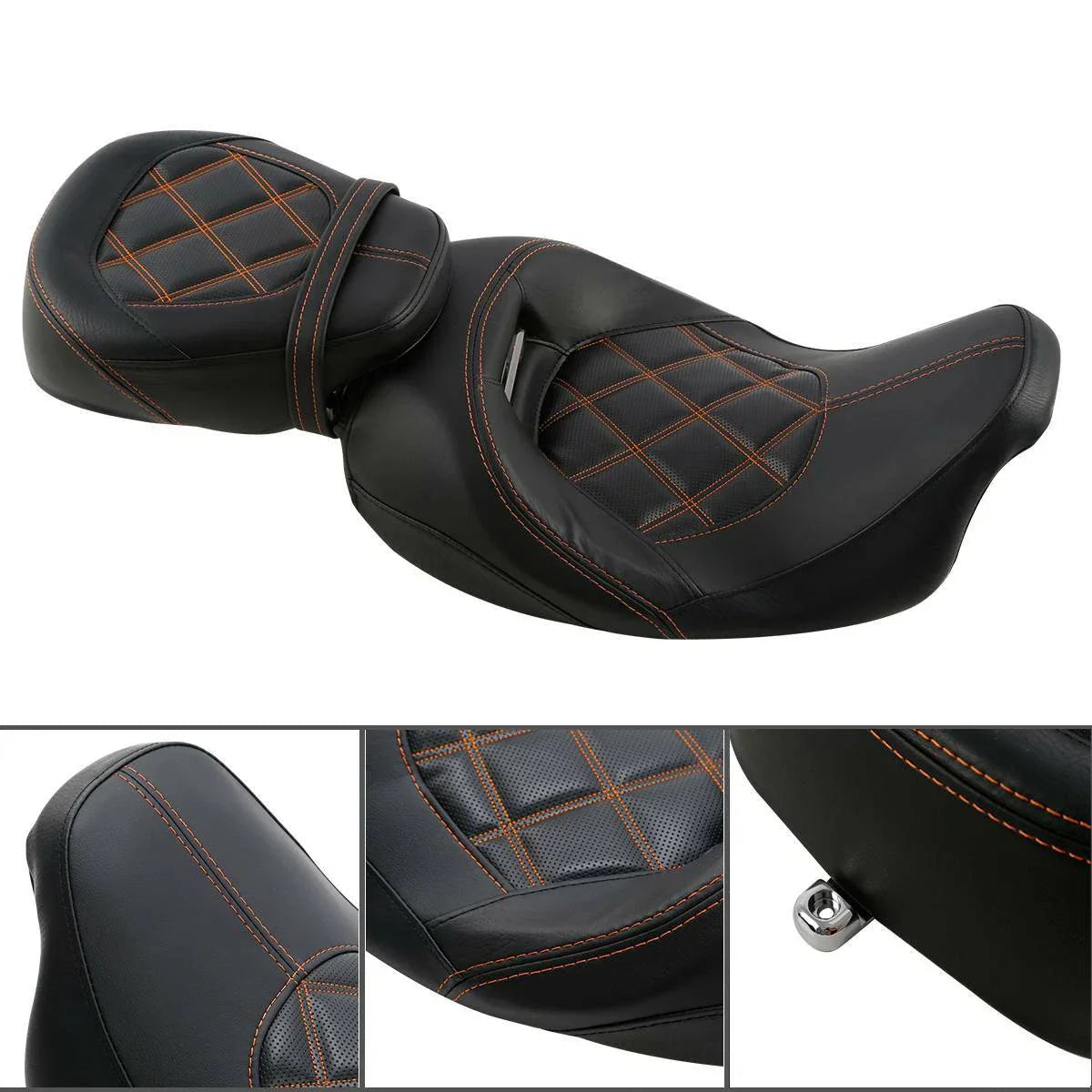 Driver Passenger Seat for Harley CVO Road King Street Glide 2009-2023