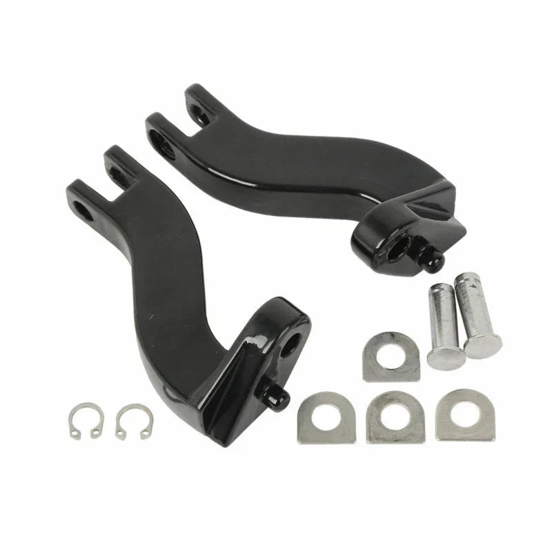 Rear Passenger Foot Pegs Mount Kit for Harley Touring Electra Glide (1993-2024)