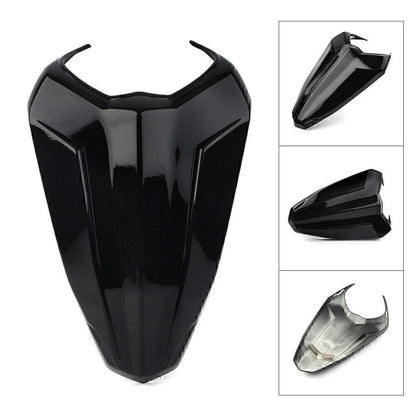 Black Rear Pillion Seat Cover for Yamaha YZF R15 (2017-2021)