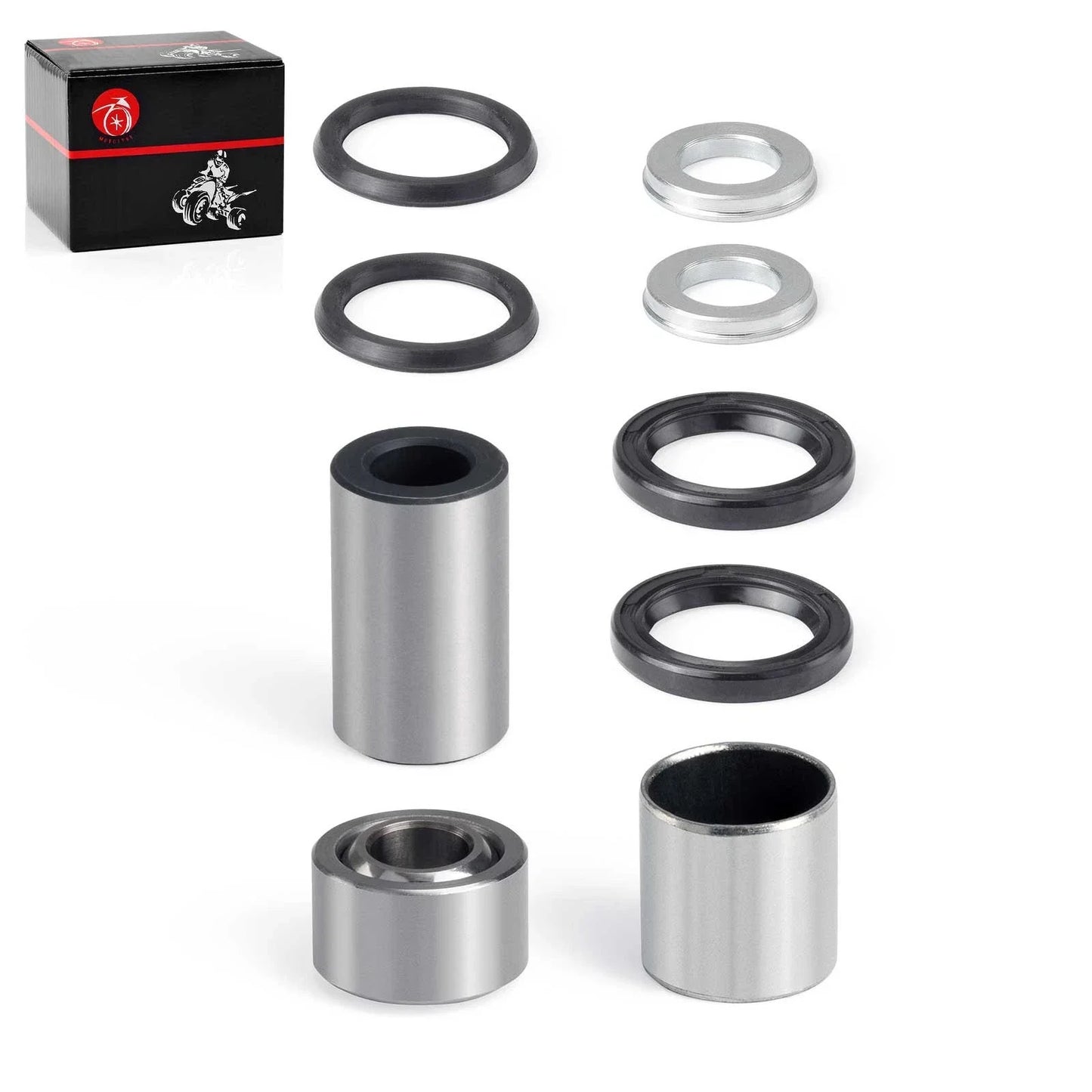 Front Upper Lower Shock Bushing Kit for Honda Sportrax 400 TRX400EX (1999–2004)