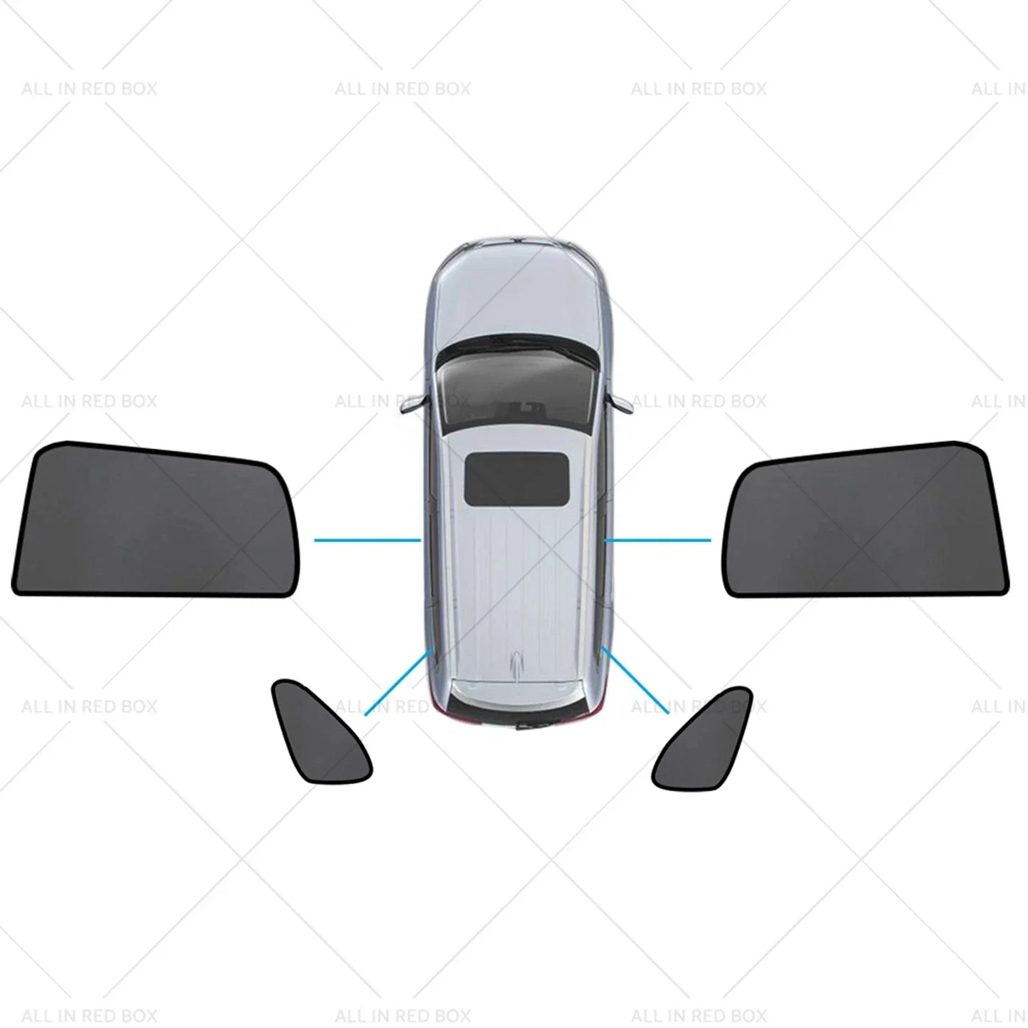 Magnetic Mesh Sun Blind Shades for Mitsubishi ASX (2010-2025)