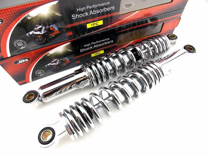 325mm Chrome Rear Shock Absorbers for Honda CB125/S
