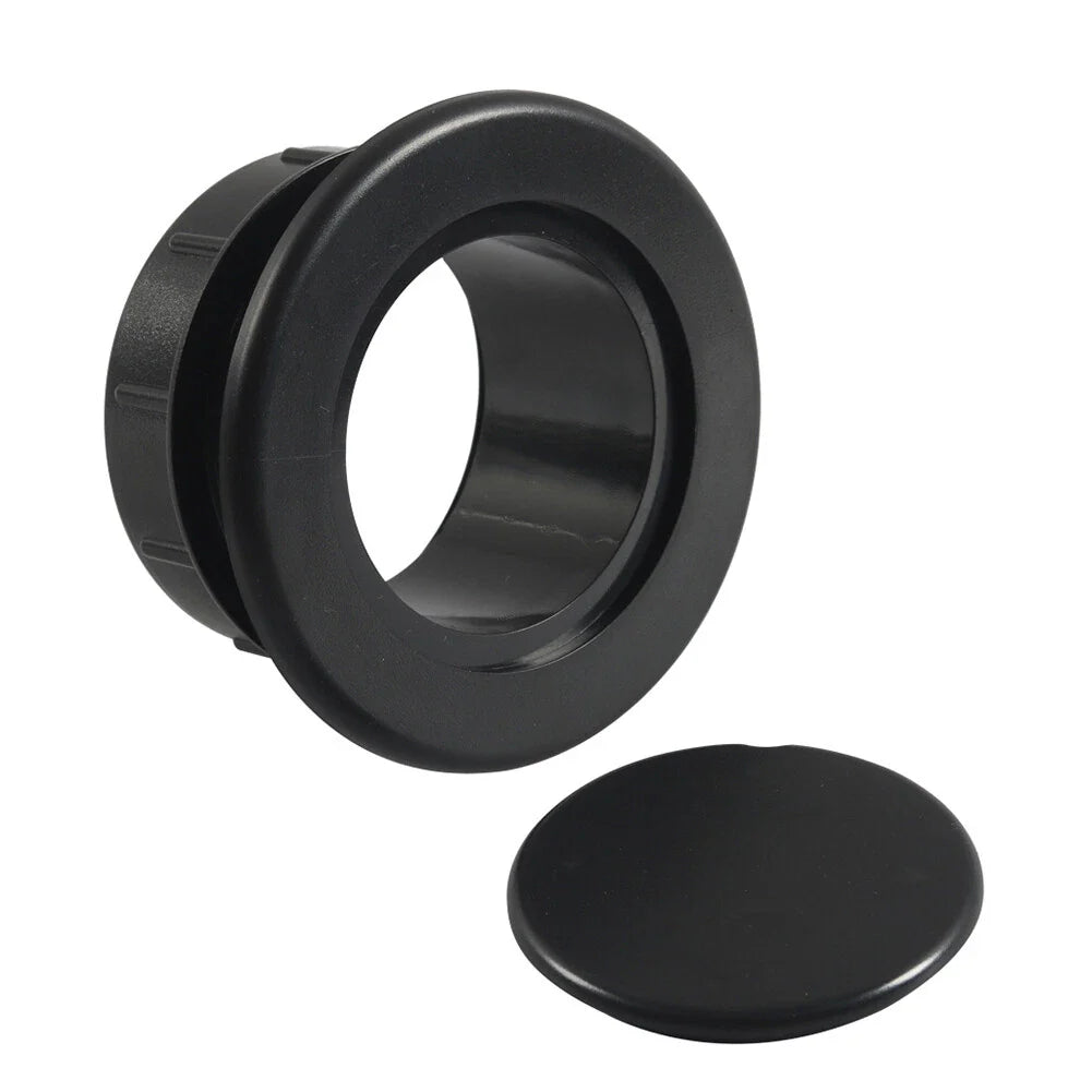 Black Table Umbrella Hole Ring Plug Cap Set for Outdoor Table Cover