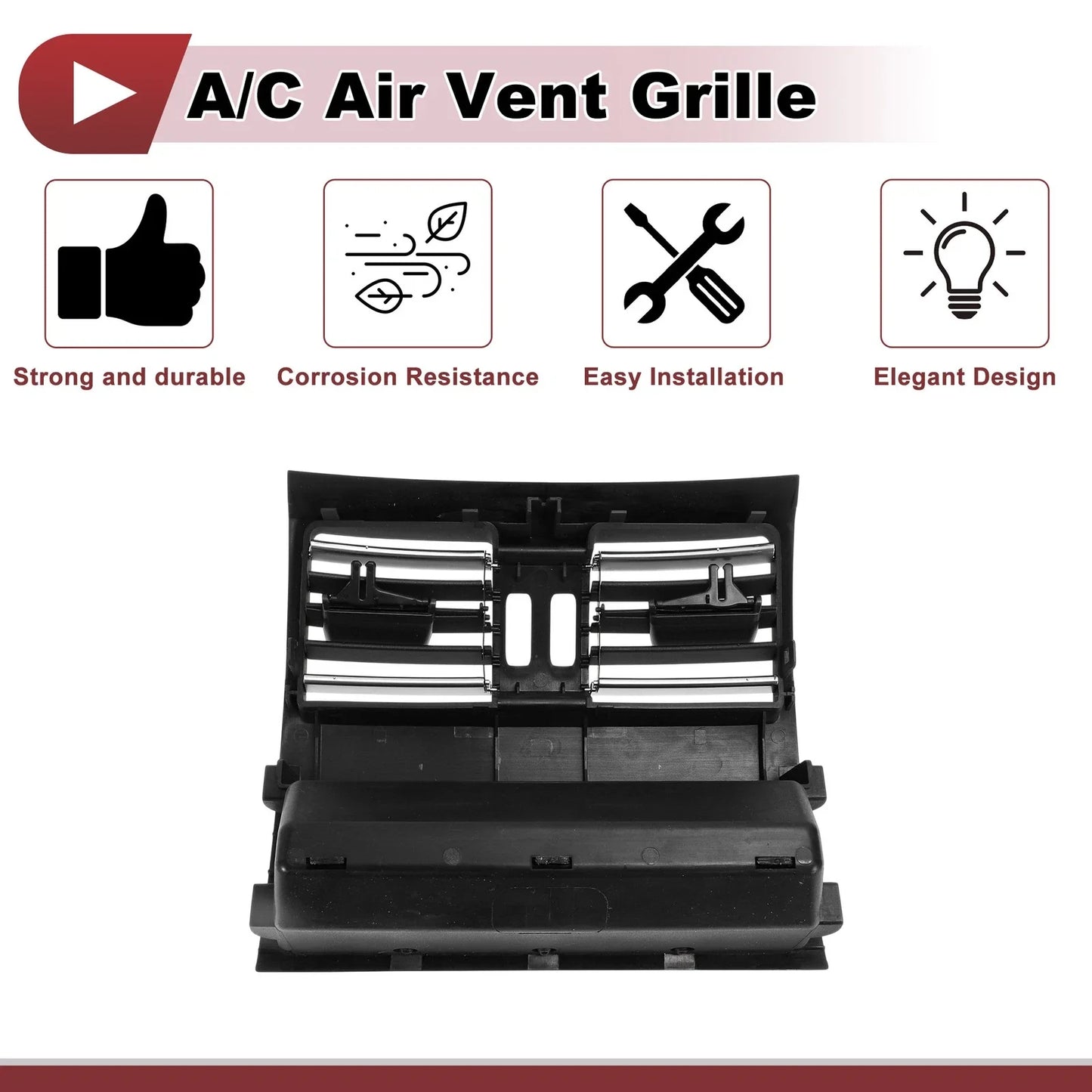 Rear Center Console Air Outlet Vent Grille for BMW 520i 528i