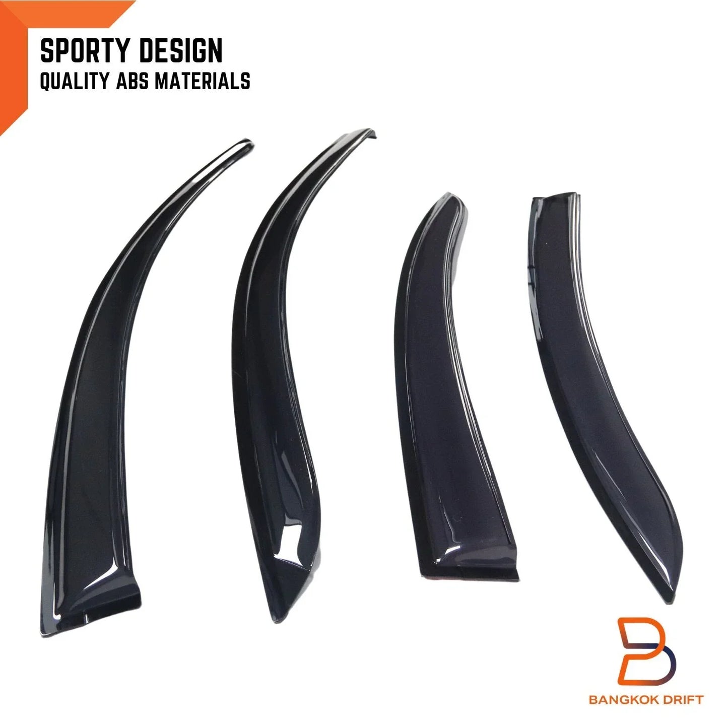 Weathershields Window Visors for Nissan Micra K13 Hatchback 2010-2016
