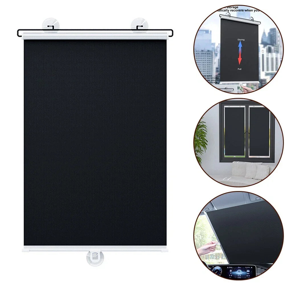 Sunshade / One Size / Roller Blind Sun Visor for All Cars