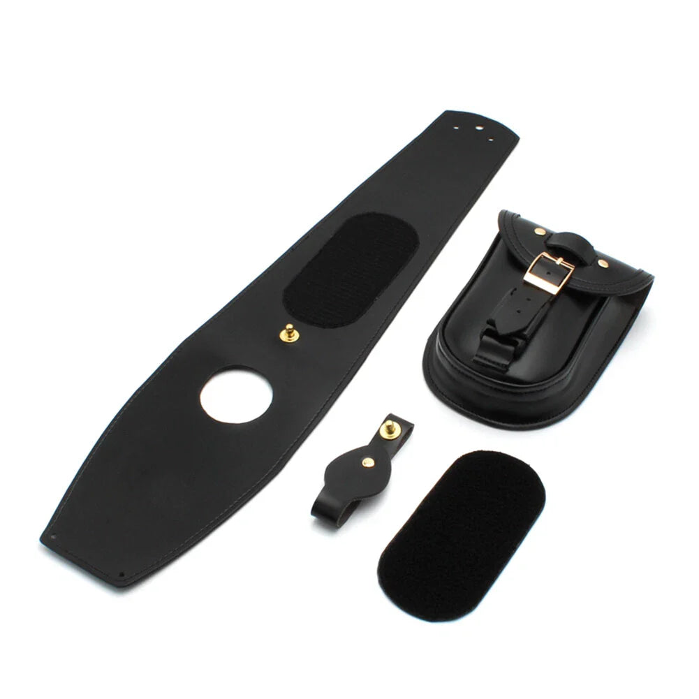 Motorcycle PU Black Detachable Tank Panel Bag for BMW R18 Classic (2020-2023)