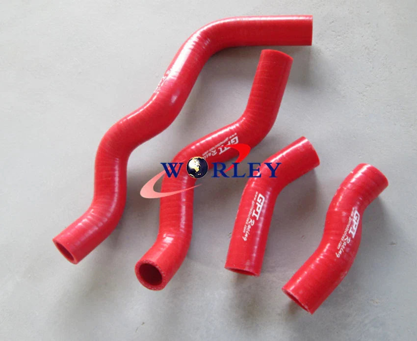 BLACK Silicone Radiator Coolant Hose for Kawasaki KLX250 KLX250S (1993-2014)