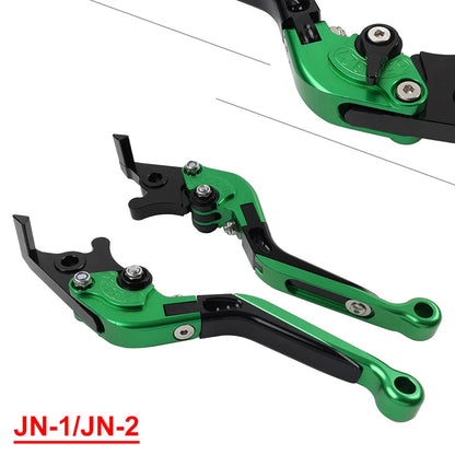 Green Extendable Brake Clutch Levers for BMW F900R F900XR F750GS F850GS (2019-2023)
