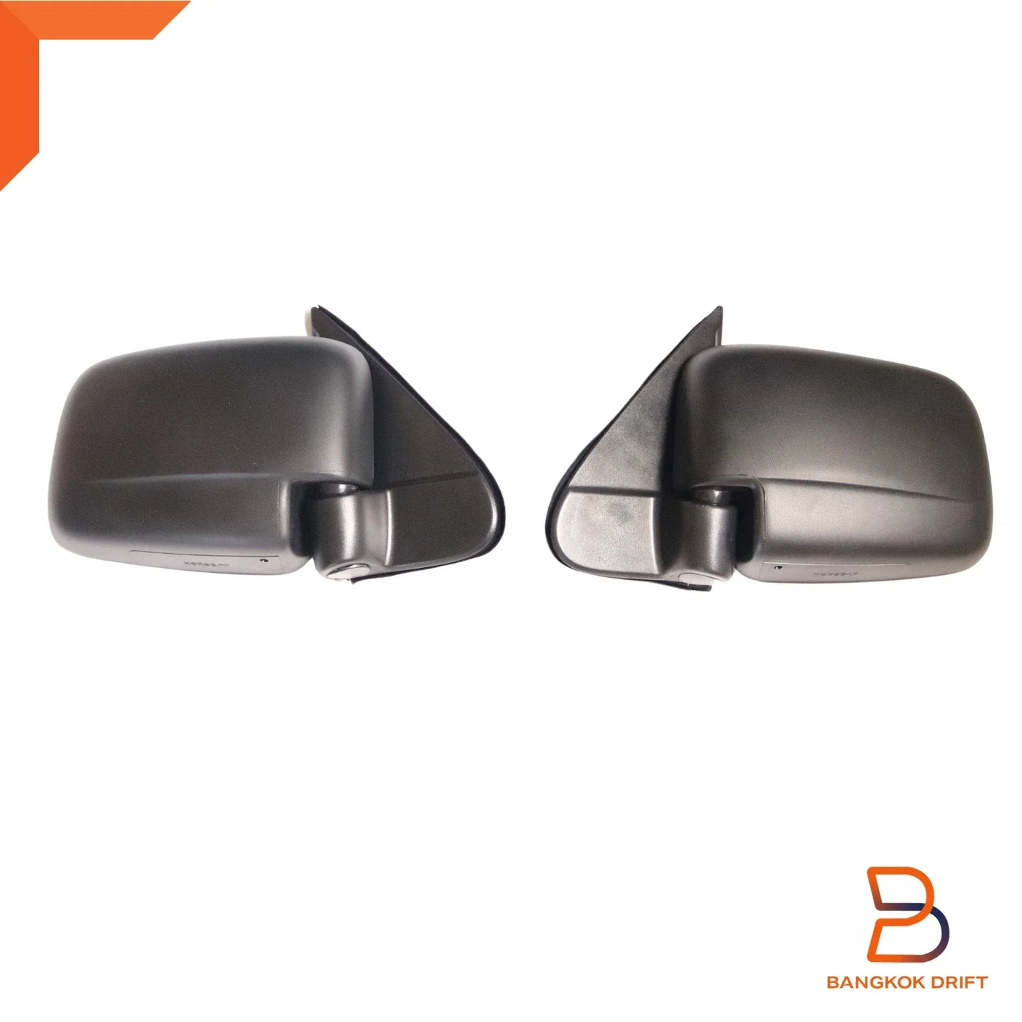 Black Manual Door Mirror for Mazda B Series Bravo Ute (1998-2006)