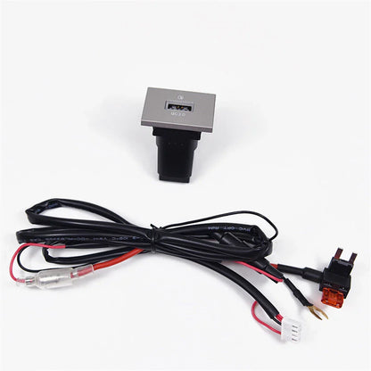USB-A QC3.0 Charger Upgrade Kit for Ford Focus MK2, Transit (2005-2013)