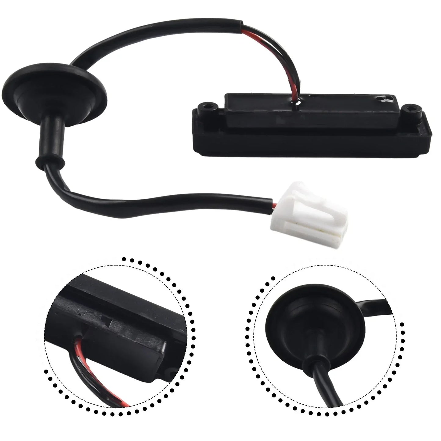 Tailgate Switch Release Door Handle Black for Hyundai Veloster Hatch (2012–2017)