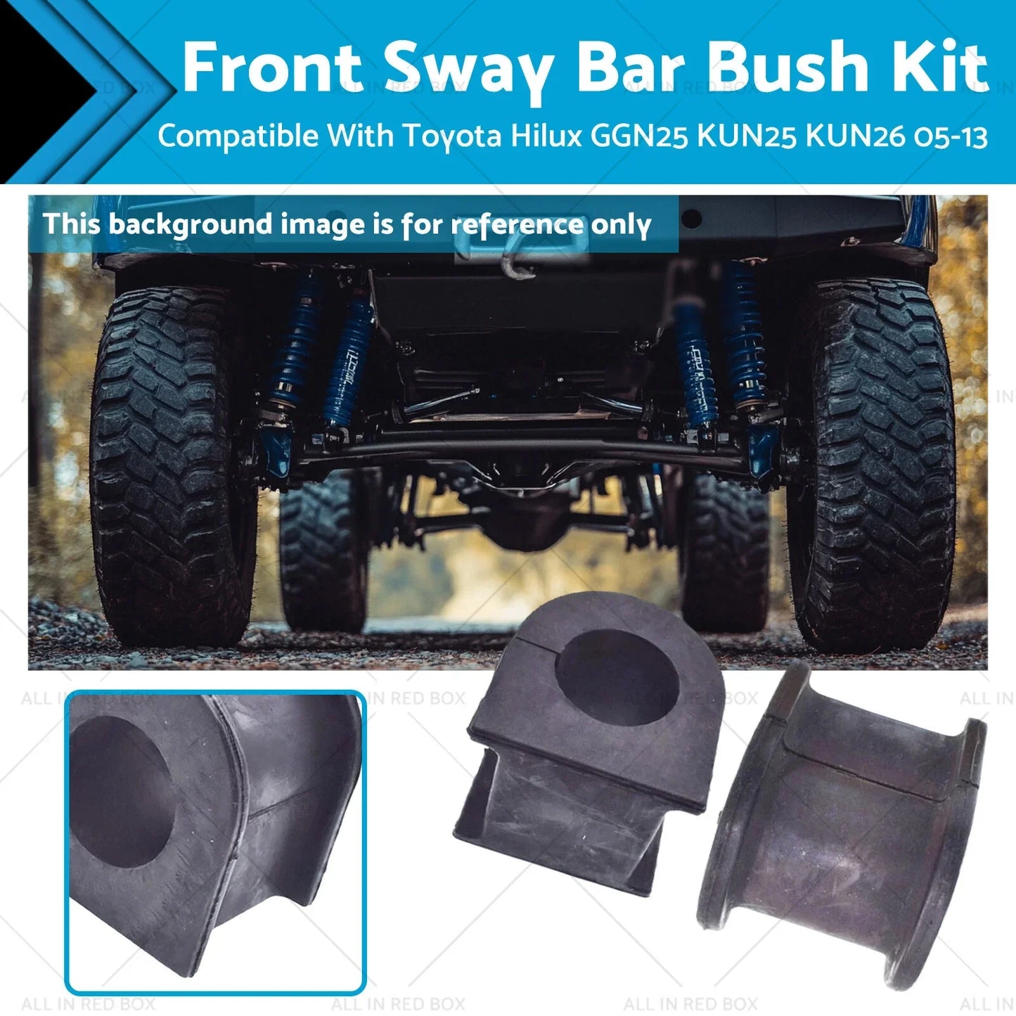 Front Sway Bar Bush Kit for Toyota Hilux GGN25 KUN25 KUN26 2005-2013