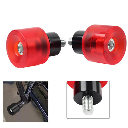 M12 Red Engine Guard Crash Bar End Screws for Harley