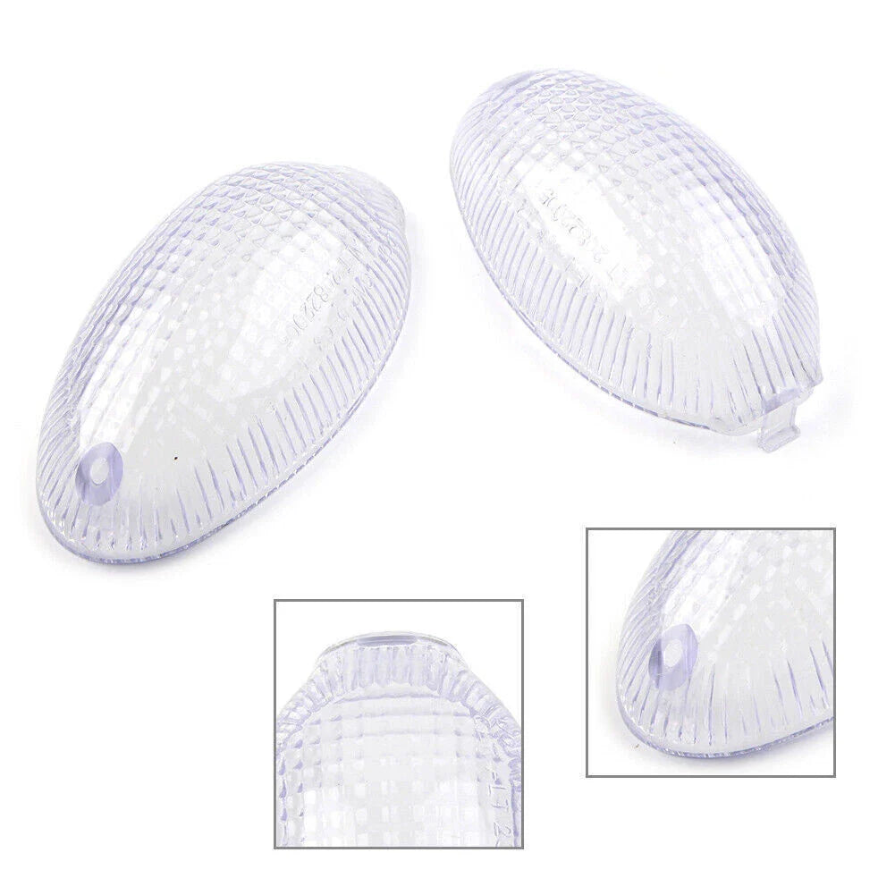 Clear Front Turn Signal Light Lens for Ducati Monster 797 821 1100 1200 (2006-2010)