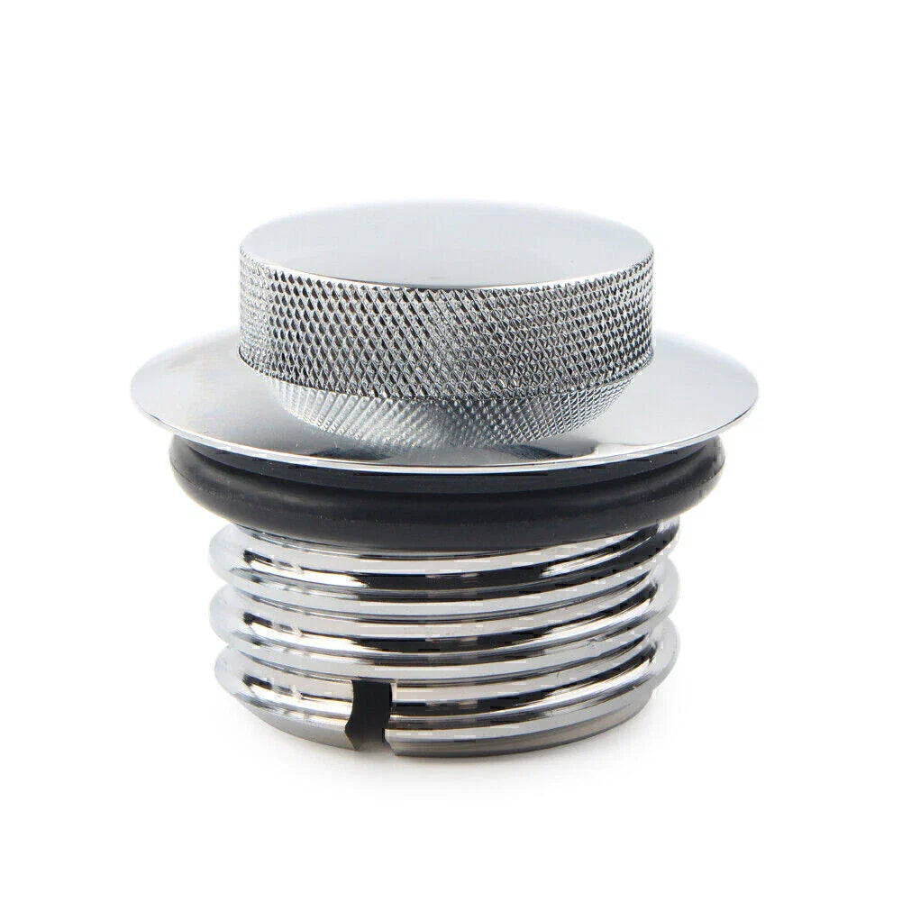 Vented Gas Cap for Harley Chrome