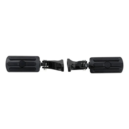 Black Rear Passenger Footpegs for Harley Street Glide (1993-2025)