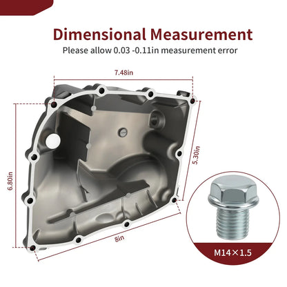 Oil Pan Strainer Cover for Yamaha MT-07 (2014–2020)