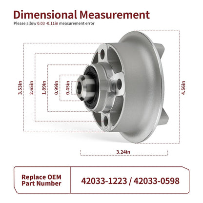 Rear Hub Coupling Assembly for Kawasaki KLX110R (2021–2024)