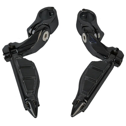 Foot Pegs 1.25'' Highway Bar Mount for Harley Touring Dyna Softail