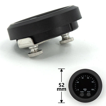 2" Red Digital LED Oil Pressure Gauge Meter for Car (0-150 PSI)