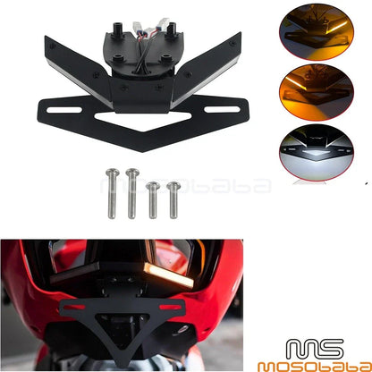 Tail Fender Eliminator Kit w/LED Turn Signal for Ducati Panigale V4 V4S (2018-2023)