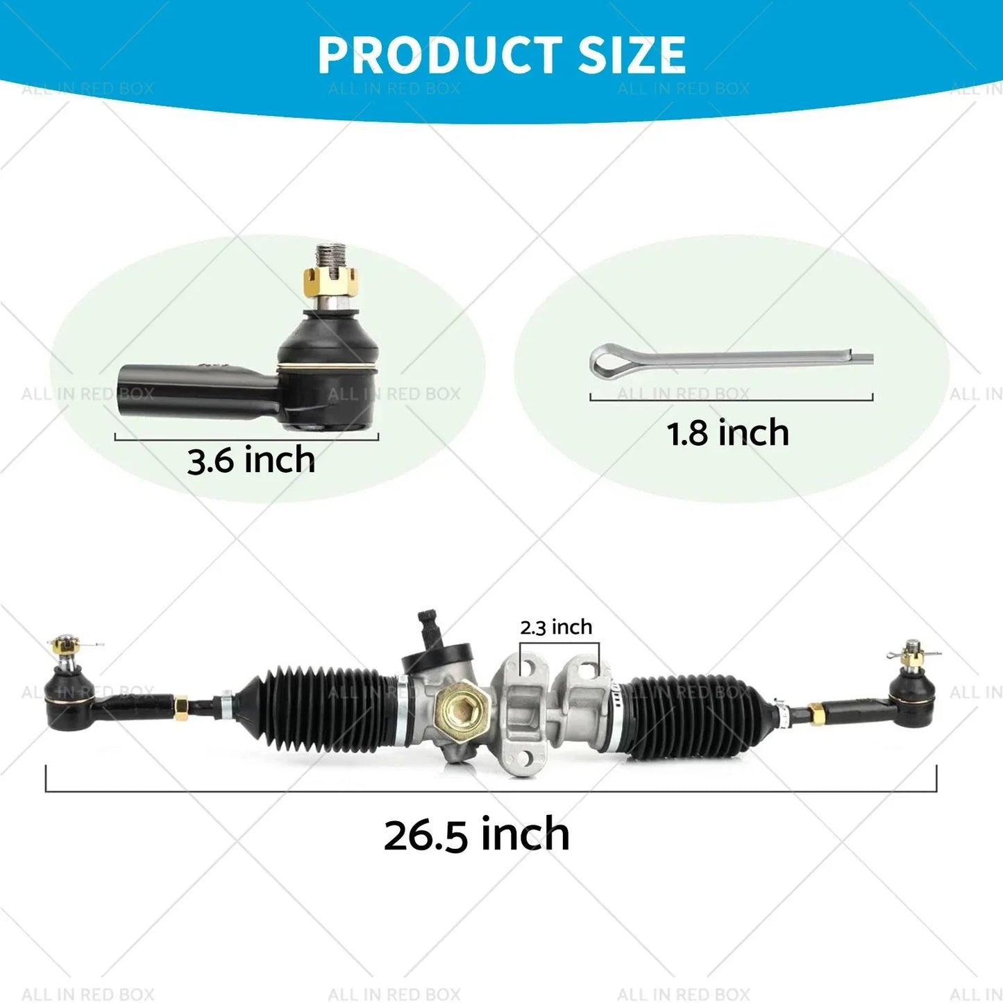 Steering Gear Box Assembly for EZGO RXV (2008 - Present)