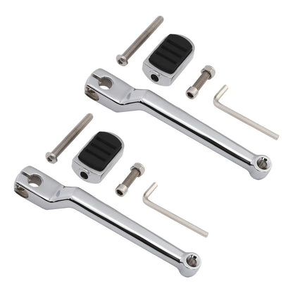 Chrome Front Rear Heel Shifter Lever Pegs for Harley Road Glide (1988-2023)