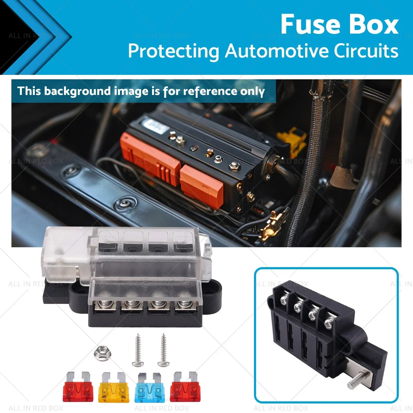 100A Weatherproof Fuse Box for Gasoline Engine Compartment