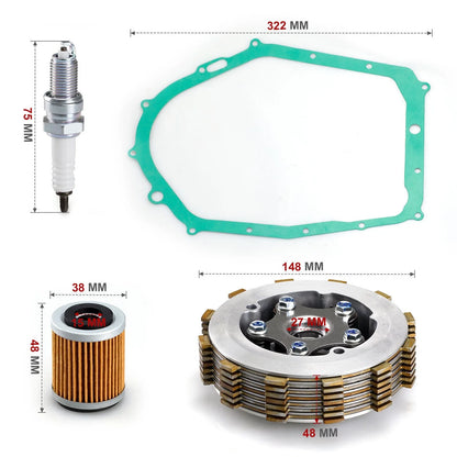 Heavy Duty Clutch Kit & Gasket for Yamaha Big Bear 350 YFM350 (1987–1998)