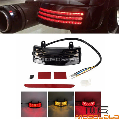 Tri-Bar Rear Fender LED Brake Light Turn Signal for Harley Touring (2009-2023)