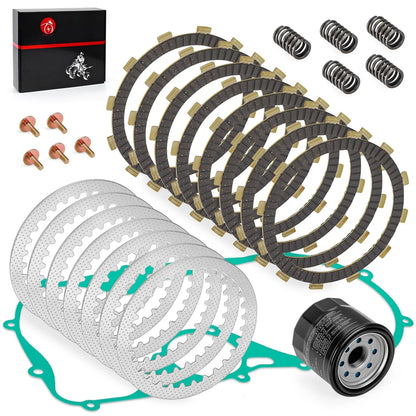 Clutch Friction Steel Plates & Gasket Oil Filter for Kawasaki Vulcan (1995–2009)