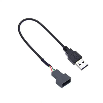 4 PIN USB CD Radio Wire Cable Connector Adapter for Hyundai Kia KX3 KX5