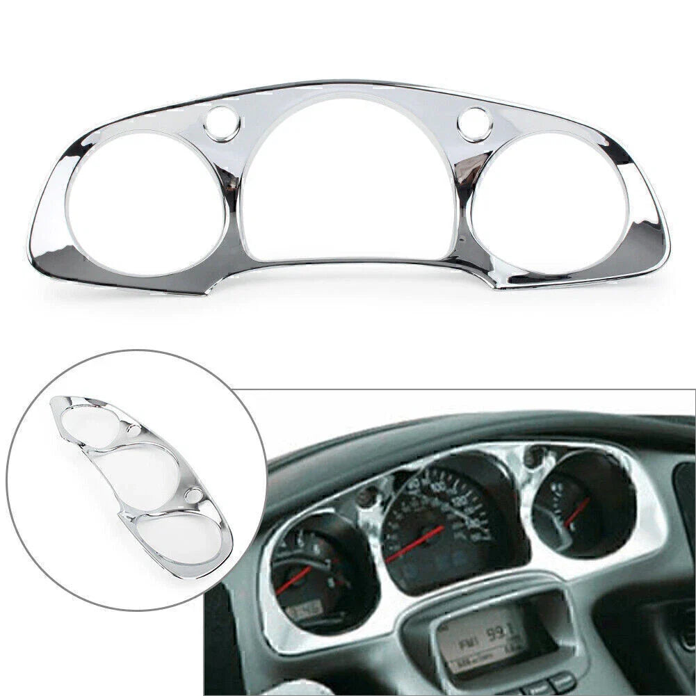 ABS Chrome Instrument Panel Accent Cover Trim for Honda Goldwing GL1800 (2001-2005)