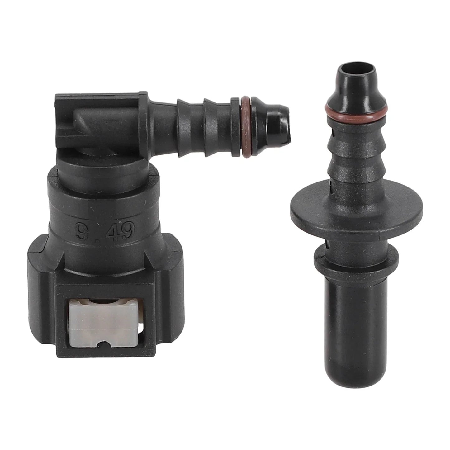 14 x Nylon Fuel Line Quick Disconnect 90° Elbow ID 6mm for SAE 9 49