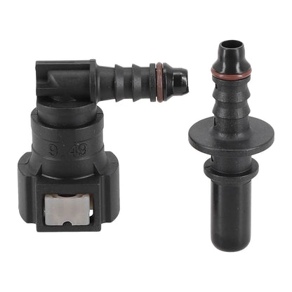 14 x Nylon Fuel Line Quick Disconnect 90° Elbow ID 6mm for SAE 9 49