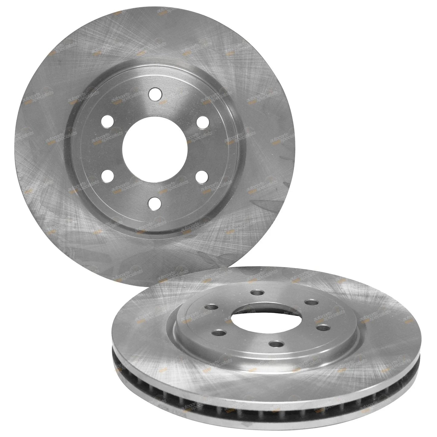 Front Disc Brake Rotors + Pads Set Navara D40 Ute 2wd 4x4 (2005-2012)