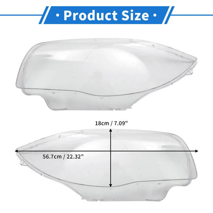 Headlight Lens Covers Front Left Right for BMW 120i