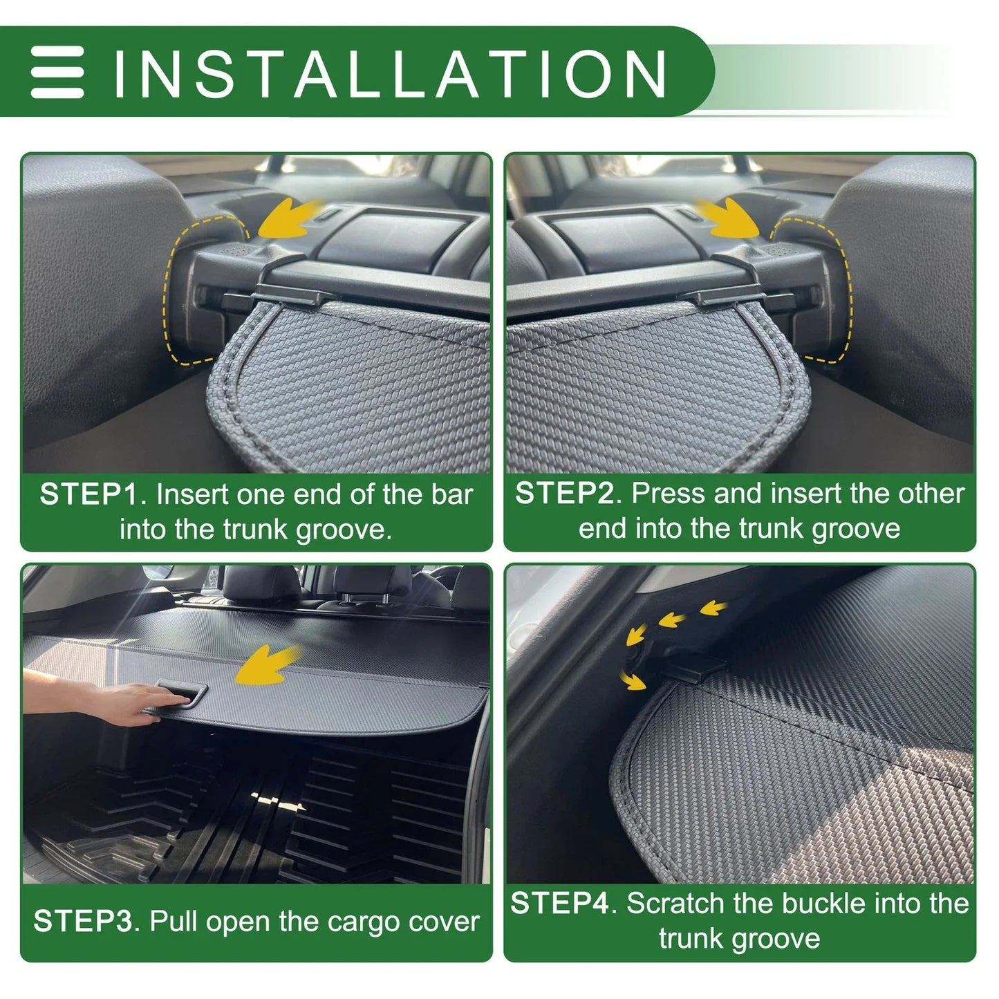 Retractable Cargo Cover for Hyundai IX35 (2010-2015)