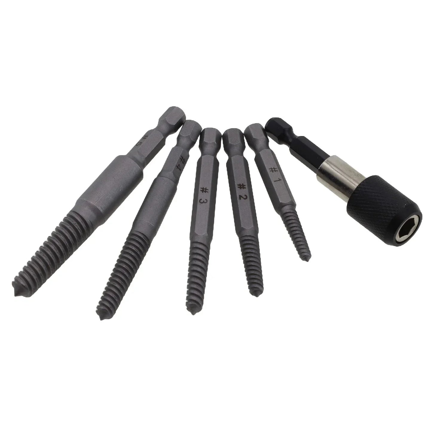 6 x Stud Screw Extractor Remover for Pipes Bolt Easy Out Tool