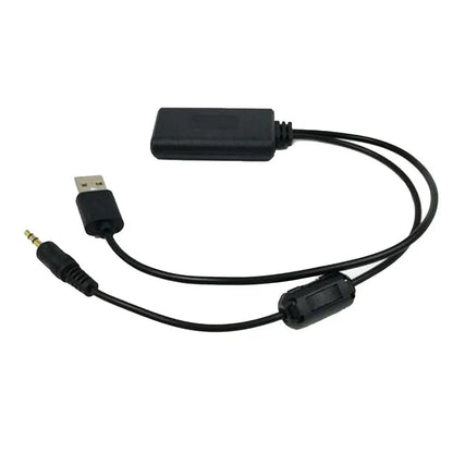 Bluetooth 5.0 Receiver Adapters USB+ 3.5mm Jack Audio for Car AUX Speaker