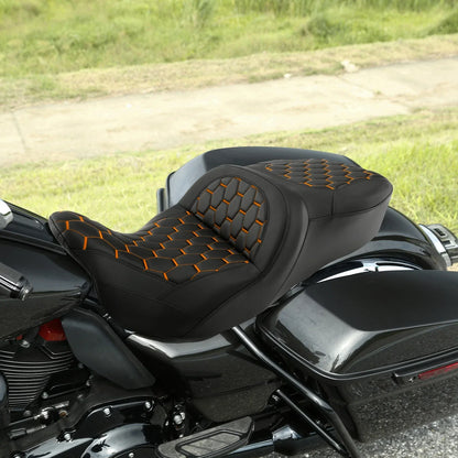 Driver Passenger Seat for Harley Touring Road Street Glide FLHX (2009-2023)
