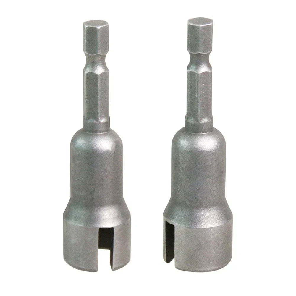Alloy Forged Slotted Butterfly Nut Socket Wrench 14 Hex Drive for Car
