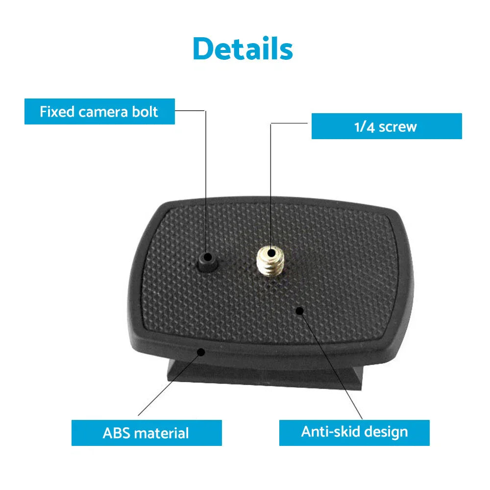 Tripod Quick Release Plate Screw Adapter for DSLR SLR Camera