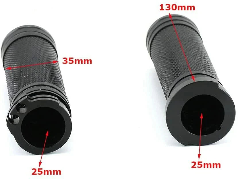CNC Handlebar Grips for Harley Sportster Dyna Softail Touring (2004-2023)