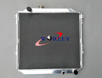 3 Row Radiator + Fan for Toyota Hilux Surf KZN185 KZJ90 KZJ95 (1996-2002)