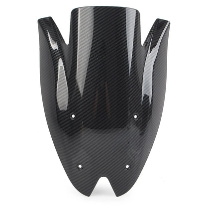 Black Carbon Fiber ABS Windshield Shield for KAWASAKI Z1000 (2010-2013)