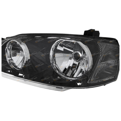 LH Headlight BLACK for Ford BA BF Falcon Fairmont (2002-2006)