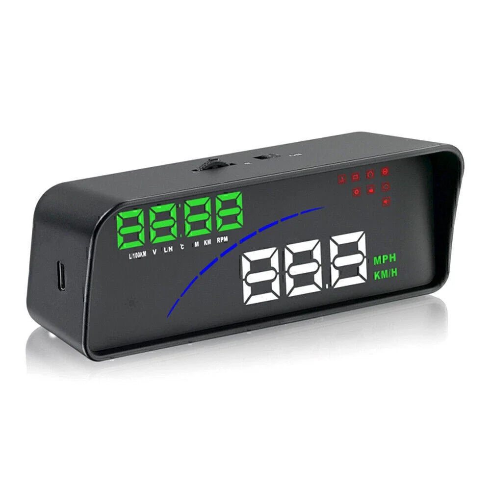 3.6" Car HUD HD Head Up Display OBDII OBD2 Smart Digital Meter for P9