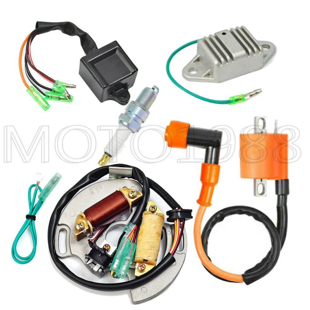 Ignition Spark Plug CDI Regulator & Stator for Yamaha Blaster YFS200(1997–2001)